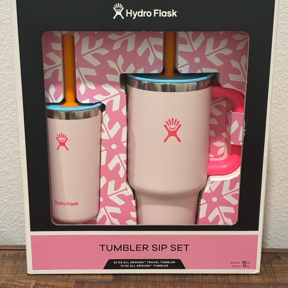 Hydro Flask Pink Tumbler Sip Set - Picture 3 of 5